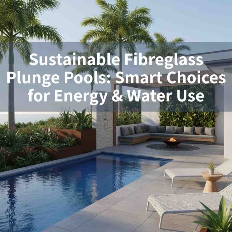 Sustainable Fibreglass Plunge Pools: Smart Choices for Energy & Water Use